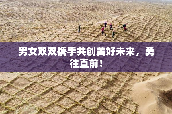 男女双双携手共创美好未来，勇往直前！