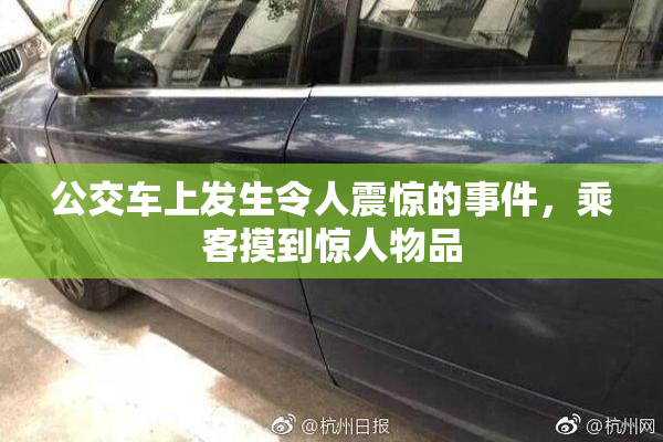 公交车上发生令人震惊的事件，乘客摸到惊人物品