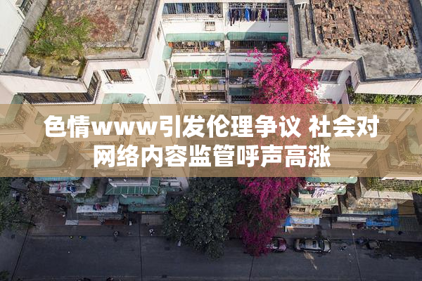 色情www引发伦理争议 社会对网络内容监管呼声高涨