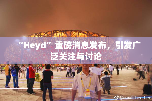 “Heyd”重磅消息发布，引发广泛关注与讨论