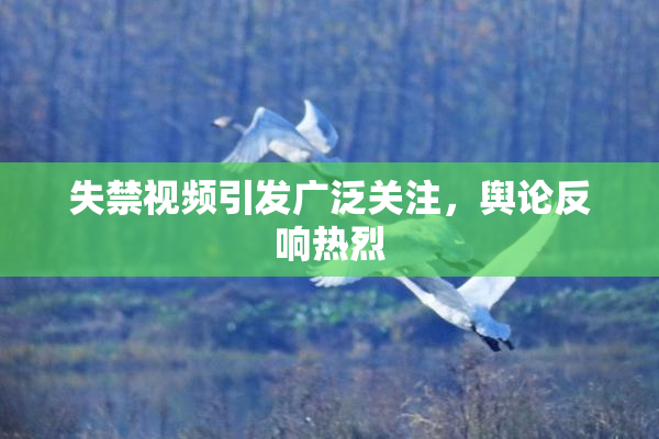 失禁视频引发广泛关注，舆论反响热烈