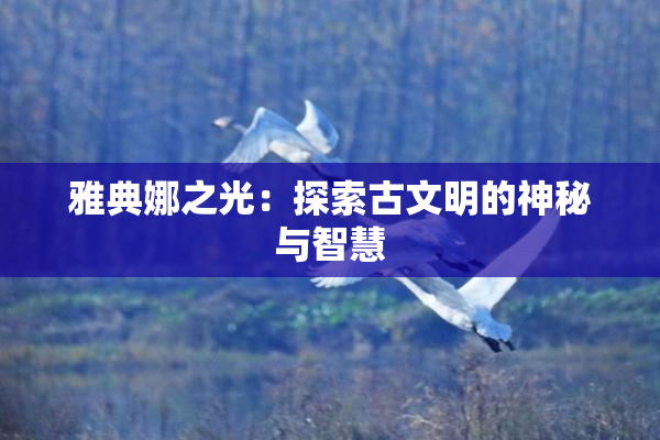 雅典娜之光：探索古文明的神秘与智慧