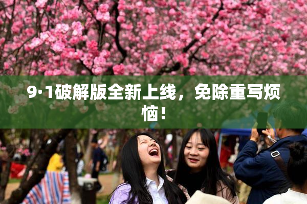 9·1破解版全新上线，免除重写烦恼！