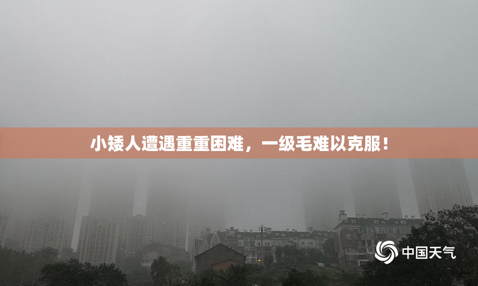 小矮人遭遇重重困难，一级毛难以克服！