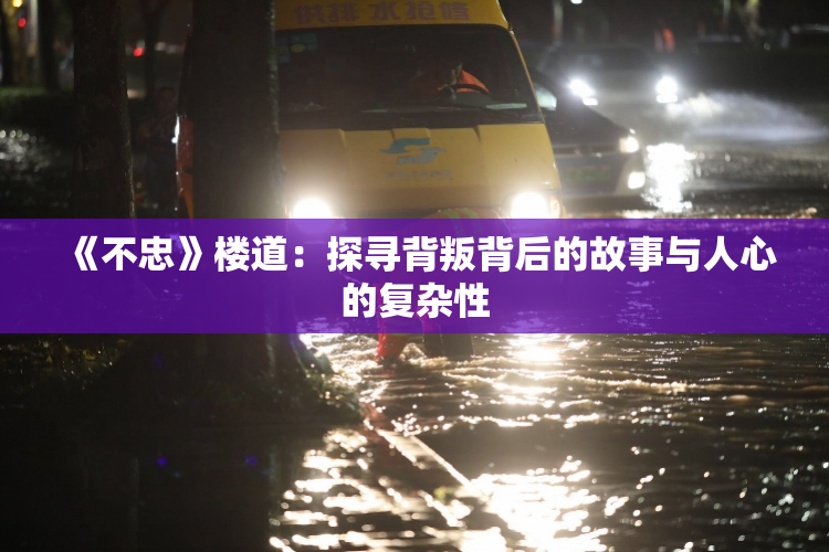 《不忠》楼道：探寻背叛背后的故事与人心的复杂性