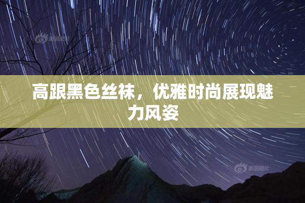 高跟黑色丝袜，优雅时尚展现魅力风姿