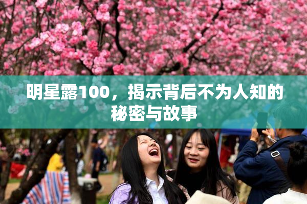 明星露100，揭示背后不为人知的秘密与故事