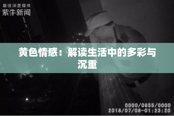 黄色情感：解读生活中的多彩与沉重