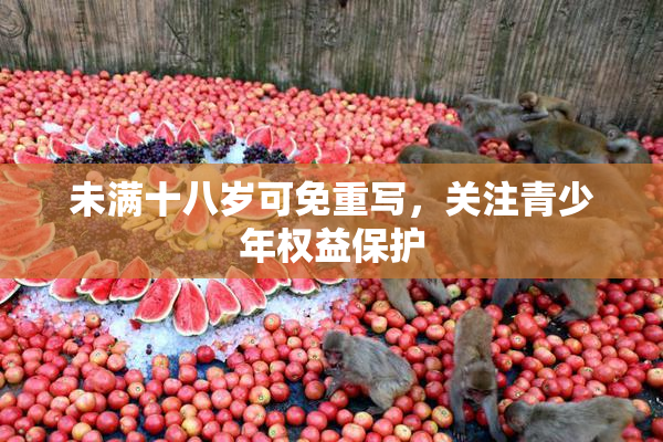 未满十八岁可免重写，关注青少年权益保护