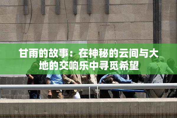 甘雨的故事：在神秘的云间与大地的交响乐中寻觅希望