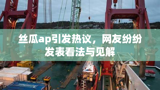 丝瓜ap引发热议，网友纷纷发表看法与见解