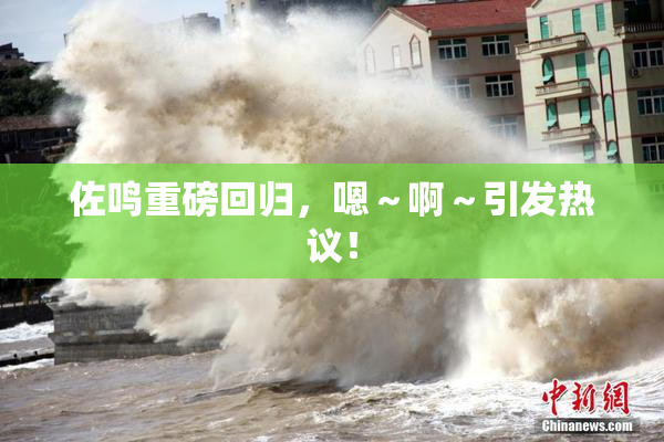 佐鸣重磅回归，嗯～啊～引发热议！