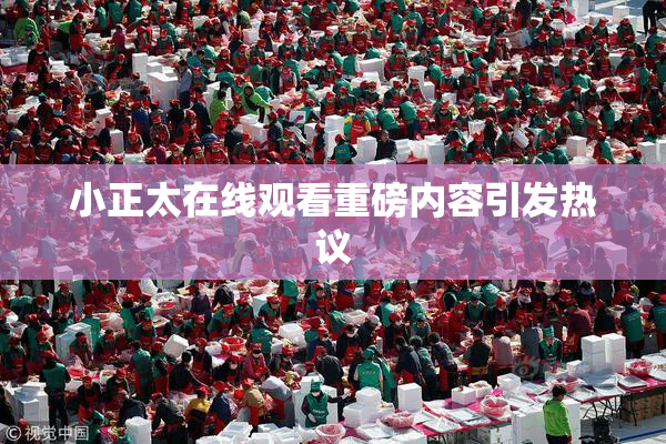 小正太在线观看重磅内容引发热议