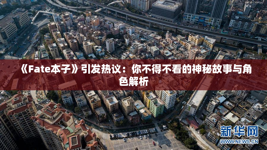 《Fate本子》引发热议：你不得不看的神秘故事与角色解析