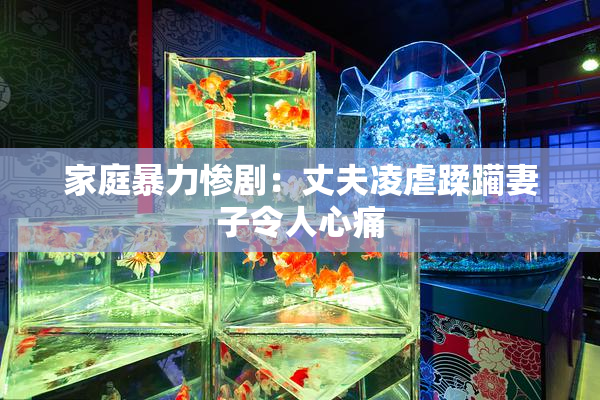 家庭暴力惨剧：丈夫凌虐蹂躏妻子令人心痛