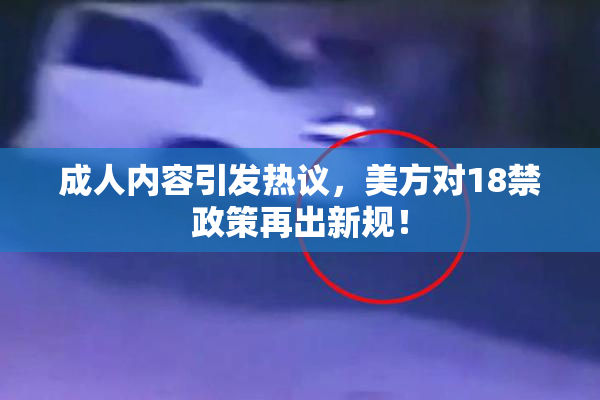 成人内容引发热议，美方对18禁政策再出新规！