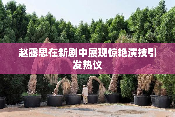 赵露思在新剧中展现惊艳演技引发热议