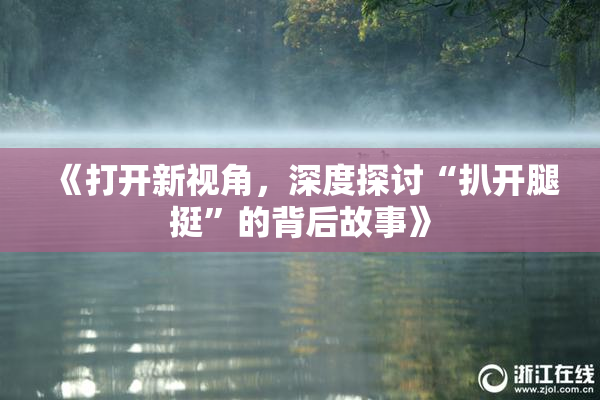 《打开新视角，深度探讨“扒开腿挺”的背后故事》