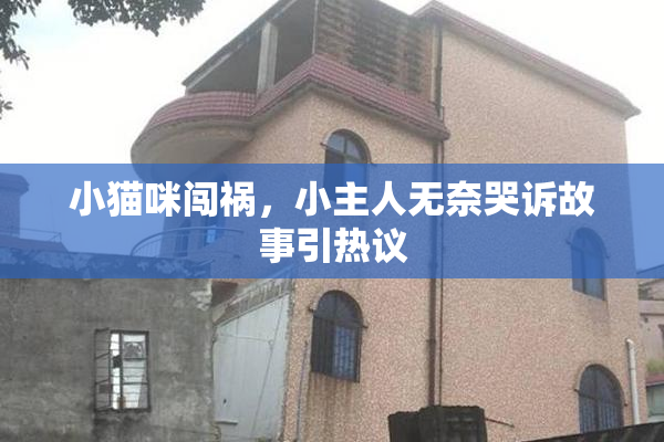 小猫咪闯祸，小主人无奈哭诉故事引热议