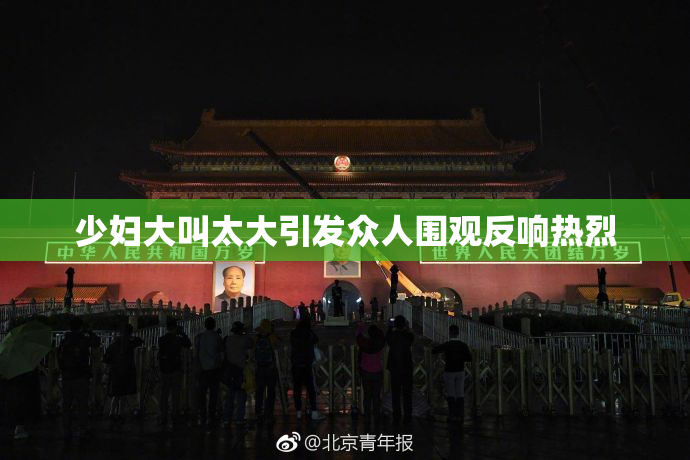 少妇大叫太大引发众人围观反响热烈