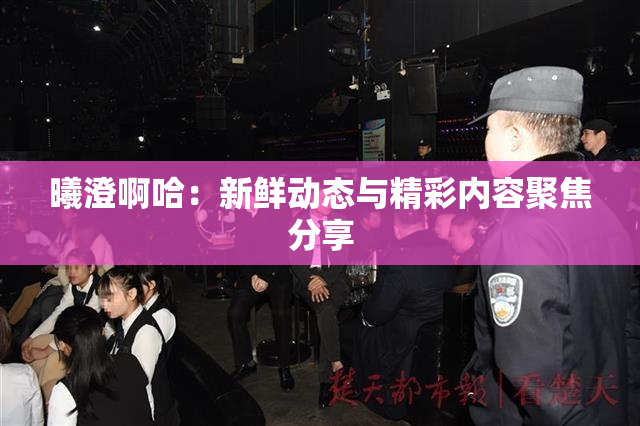 曦澄啊哈：新鲜动态与精彩内容聚焦分享