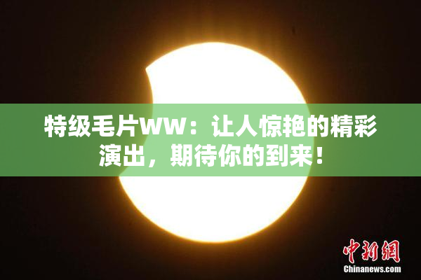 特级毛片WW：让人惊艳的精彩演出，期待你的到来！