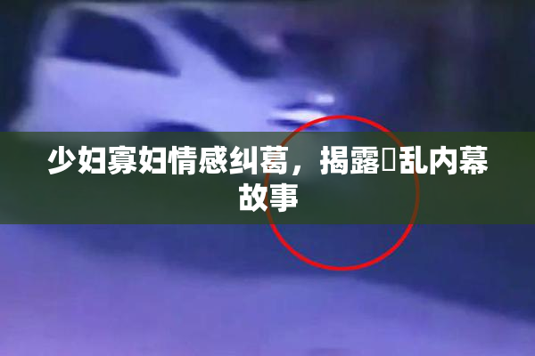少妇寡妇情感纠葛，揭露婬乱内幕故事