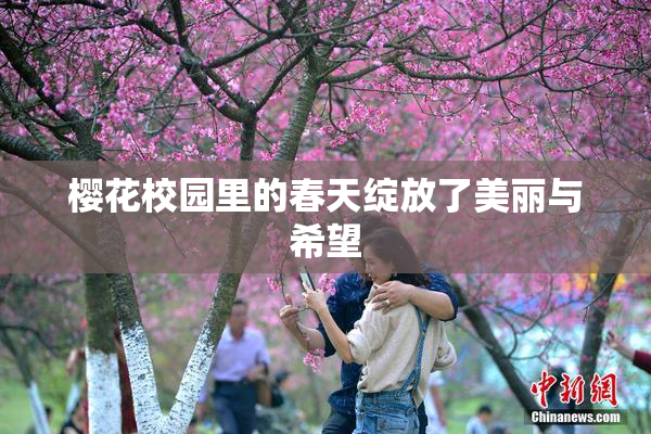 樱花校园里的春天绽放了美丽与希望