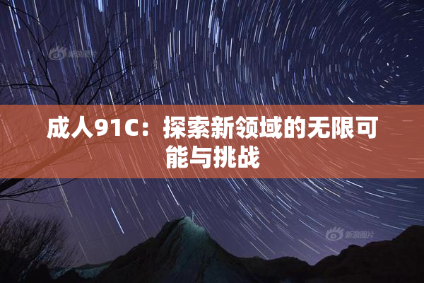 成人91C：探索新领域的无限可能与挑战
