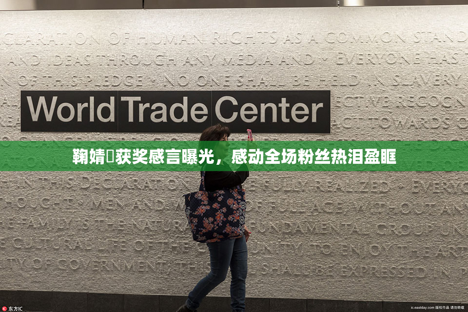 鞠婧祎获奖感言曝光，感动全场粉丝热泪盈眶