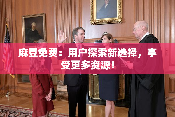 麻豆免费：用户探索新选择，享受更多资源！