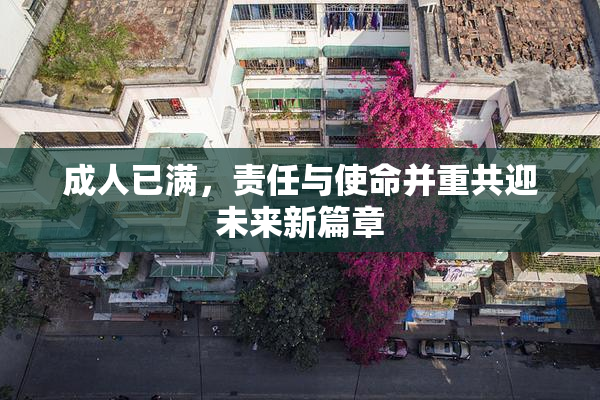 成人已满，责任与使命并重共迎未来新篇章