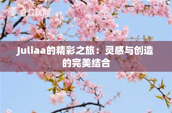 Juliaa的精彩之旅：灵感与创造的完美结合