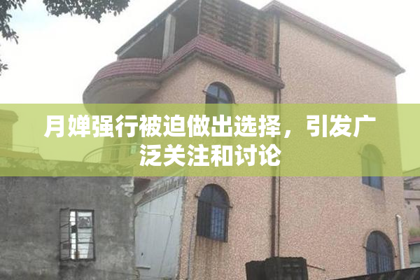 月婵强行被迫做出选择，引发广泛关注和讨论