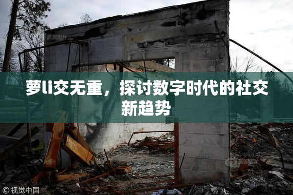 萝li交无重，探讨数字时代的社交新趋势