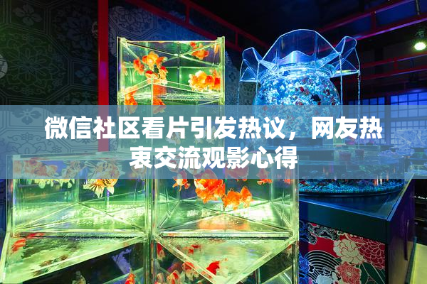 微信社区看片引发热议，网友热衷交流观影心得