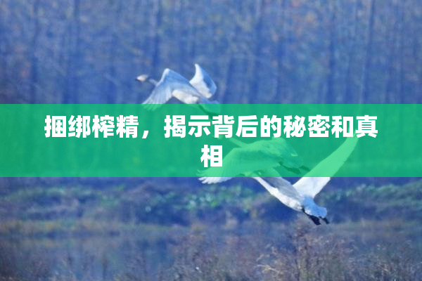 捆绑榨精，揭示背后的秘密和真相