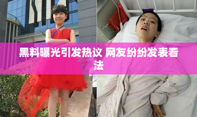 黑料曝光引发热议 网友纷纷发表看法