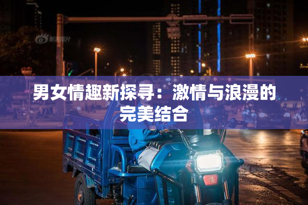 男女情趣新探寻：激情与浪漫的完美结合