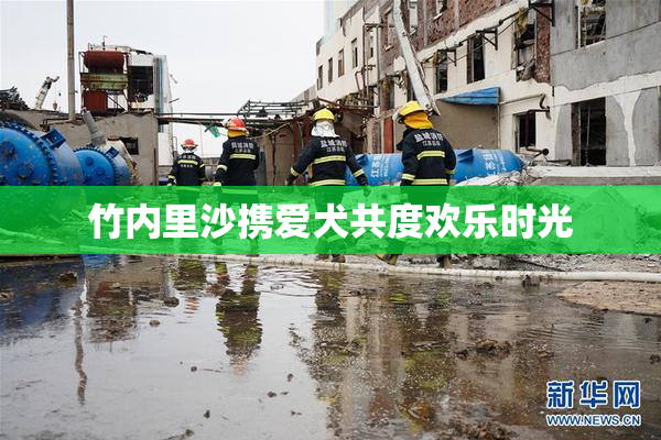 竹内里沙携爱犬共度欢乐时光