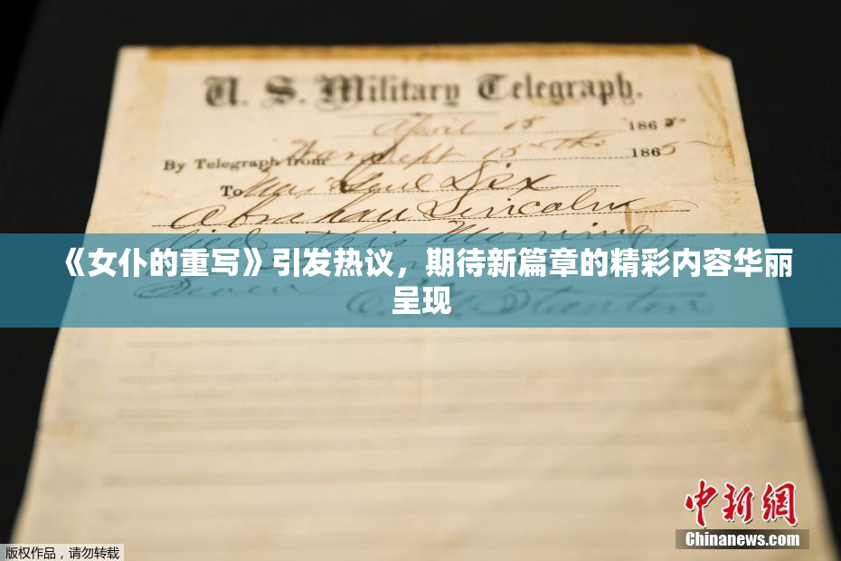 《女仆的重写》引发热议，期待新篇章的精彩内容华丽呈现