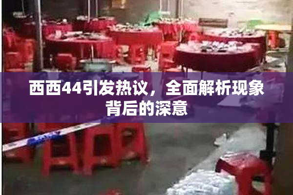 西西44引发热议，全面解析现象背后的深意