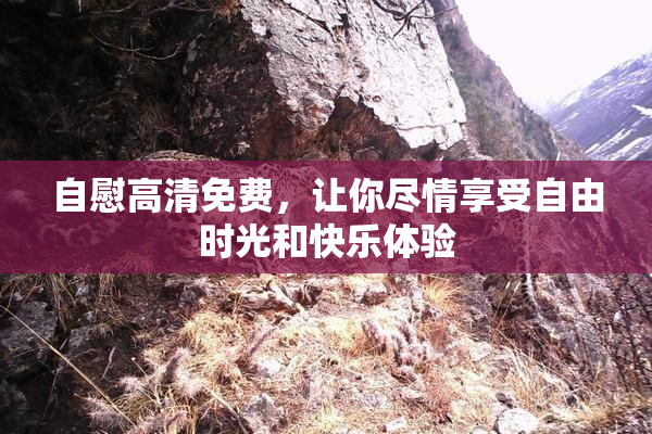 自慰高清免费，让你尽情享受自由时光和快乐体验