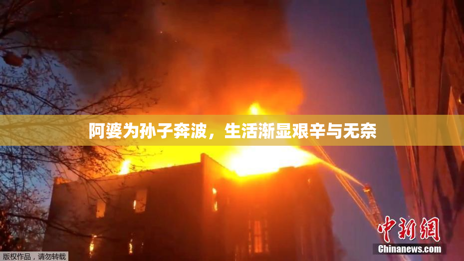 阿婆为孙子奔波，生活渐显艰辛与无奈