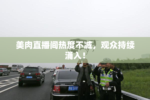 美肉直播间热度不减，观众持续涌入！