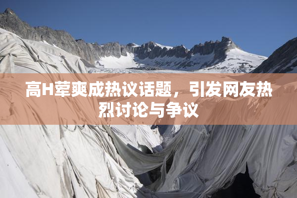 高H荤爽成热议话题，引发网友热烈讨论与争议