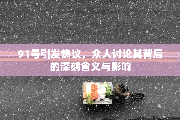91号引发热议，众人讨论其背后的深刻含义与影响
