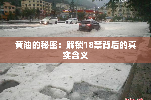 黄油的秘密：解锁18禁背后的真实含义