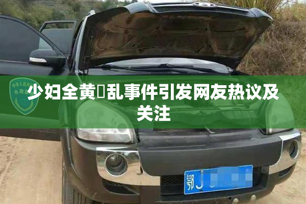 少妇全黄婬乱事件引发网友热议及关注