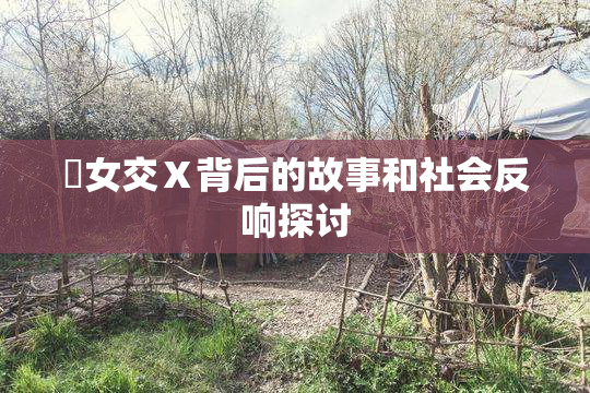 乣女交Ⅹ背后的故事和社会反响探讨